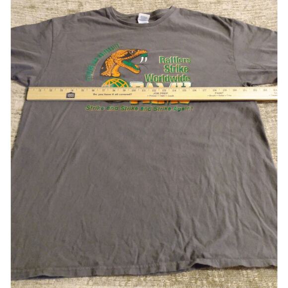 FAMU Rattlers Strike Would Wide Vintage T-shirt XL Florida A&M University - Picture 4 of 8